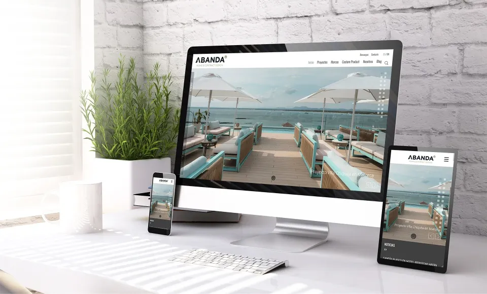 Abanda · Diseño y programación web — imagen 1