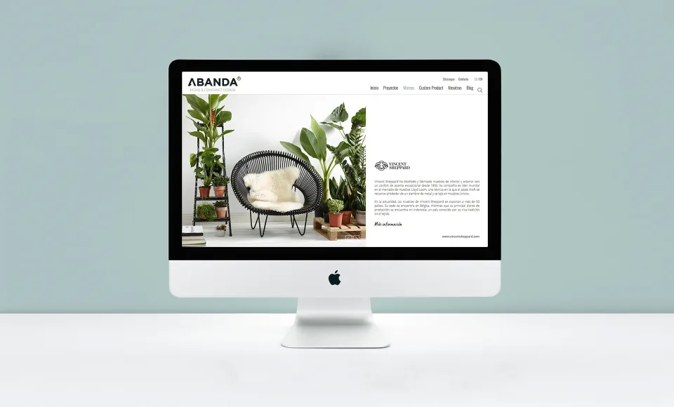 Abanda · Diseño y programación web — imagen 5