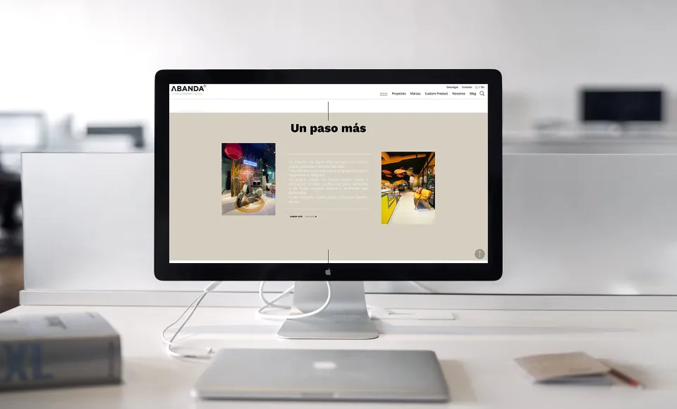 Abanda · Restyling web — imagen 1
