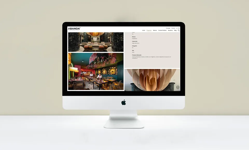 Abanda · Restyling web — imagen 5
