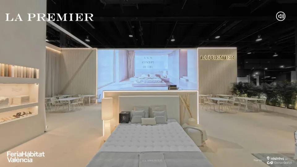 La Premier · 360° virtual tour of the stand