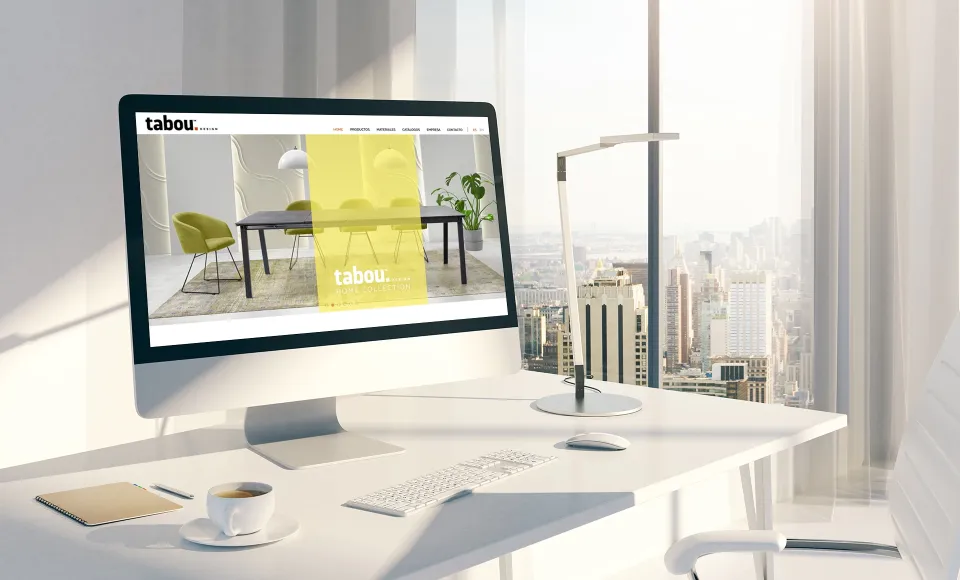 Tabou Design · Restyling web — imagen 1