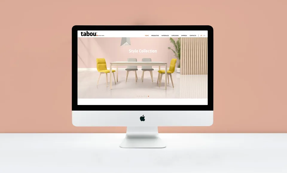 Tabou Design · Restyling web — imagen 2